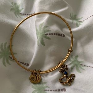 Anchor Alex and Ani with blue gem